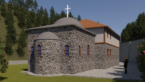 O nouă chilie românească se construiește în Muntele Athos