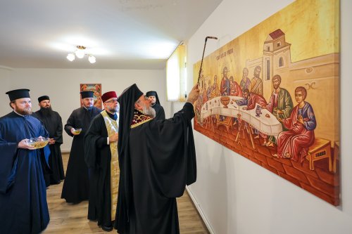 Târnosirea bisericii din localitatea Palanca, județul Vrancea