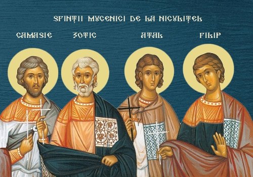 Sf. Mc. Zotic, Atal, Camasie  şi Filip de la Niculiţel; Sf. Ier. Mitrofan, Arhiepiscopul Constantinopolului; Sf. Mironosiţe Maria şi Marta, surorile Dreptului Lazăr
