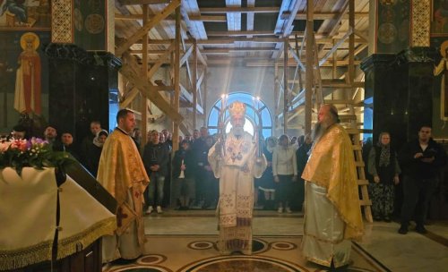 Hram la mănăstirea de la Muncel