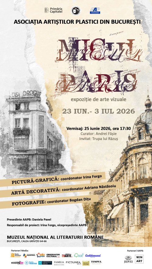 „Micul Paris”, artă dedicată Bucureștiului