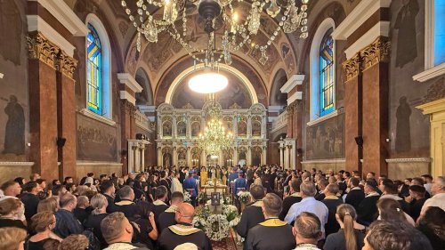 Slujba Stâlpilor pentru Preasfințitul Părinte Emilian Crișanul, la Catedrala Veche din Arad
