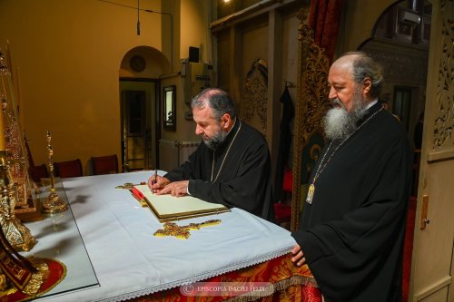 Episcopia Daciei Felix a primit vizita unei delegații a Episcopiei Caransebeșului