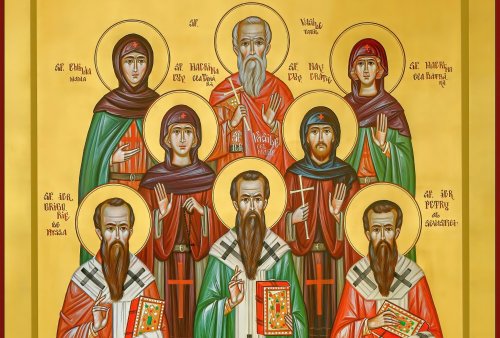 Sf. Cuv. Macrina, sora Sf. Vasile cel Mare; Sfinţii din familia Sf. Vasile cel Mare; Sf. Cuv. Die; Aflarea moaştelor Sf. Cuv. Serafim de Sarov