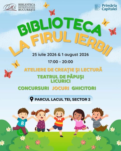 Proiect al Bibliotecii Metropolitane București dedicat copiilor