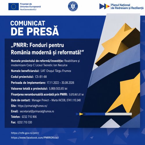 Comunicat de presă