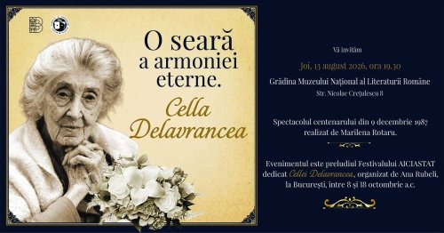 O seară pentru Cella Delavrancea 