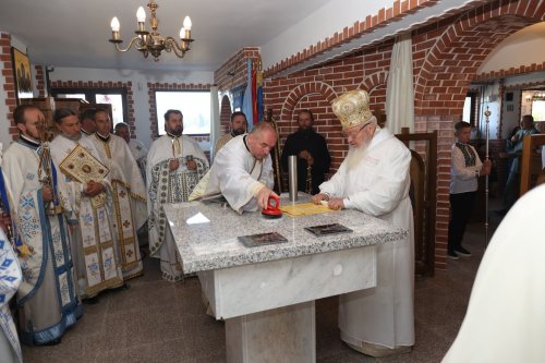 Sfințirea paraclisului de la Mănăstirea Râșca Transilvană