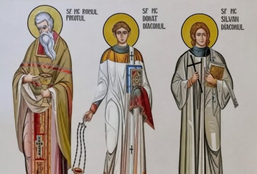 Sf. Ap. Tadeu; Sf. Mc. Donat diaconul, Romul preotul, Silvan diaconul şi Venust; Sf. Mc. Vasa, cu fiii ei
