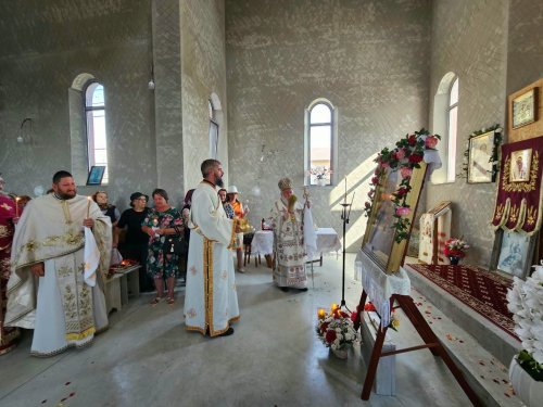 Binecuvântarea lucrărilor de la biserica Parohiei Baia 2 din judeţul Tulcea