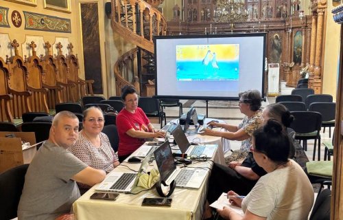 Finalul cursului de utilizare a calculatorului la Parohia Andronache