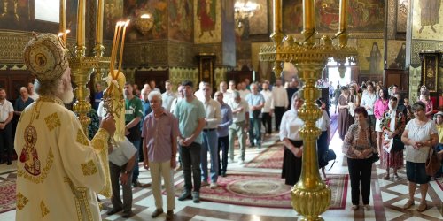 Slujire arhierească la Catedrala Arhiepiscopală din Galați