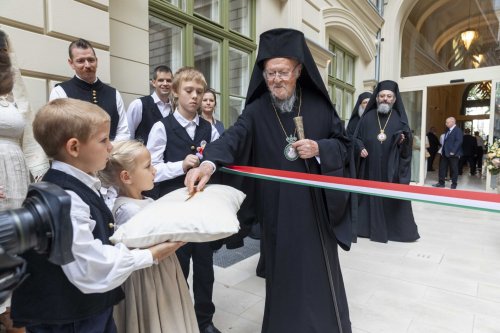 Patriarhul Ecumenic a inaugurat un centru de dialog la Budapesta