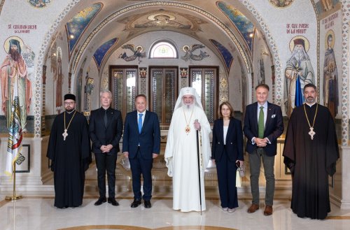 Primarul orașului Tesalonic, în vizită la Patriarhia Română