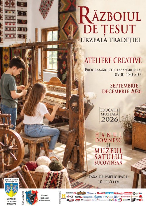 Ateliere de țesut tradițional la Suceava