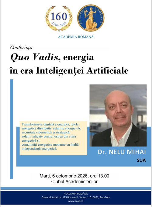 Conferinţă despre viitorul energiei