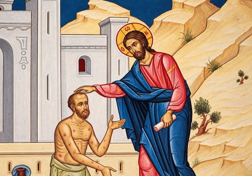 Luca 5, 12-16 (Vindecarea leprosului)