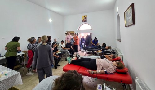 O nouă acțiune de donare de sânge în Protoieria Râmnicu Sărat