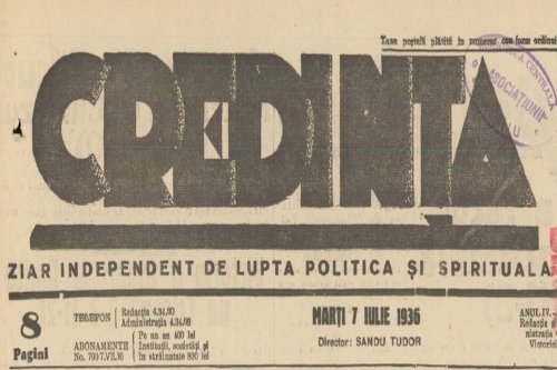 Sandu Tudor: Principiul trezvirii