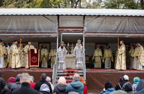Învierea fiului văduvei din Nain, mărturisită la Catedrala Arhiepiscopală din Suceava