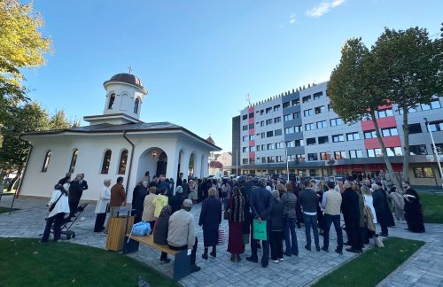 Binecuvântarea bisericii de la Spitalul de Urgenţă Bistriţa