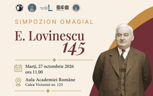 Simpozion Eugen Lovinescu