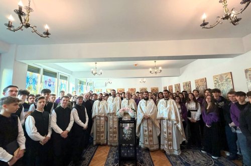 Liturghia Sfântului Apostol Iacov, rudenia Domnului, la Liceul Ortodox din Oradea