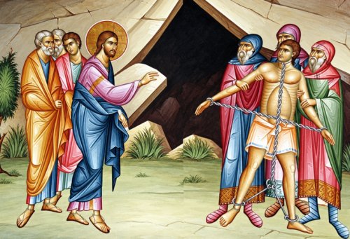 Mântuitorul Hristos redă omului posedat drumul spre casă