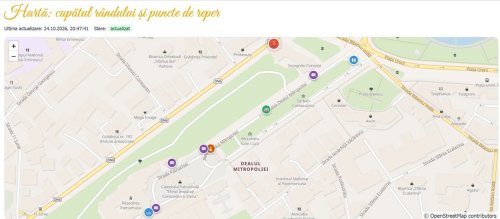 Platforma cu informații în timp real despre pelerinajul din Bucureşti
