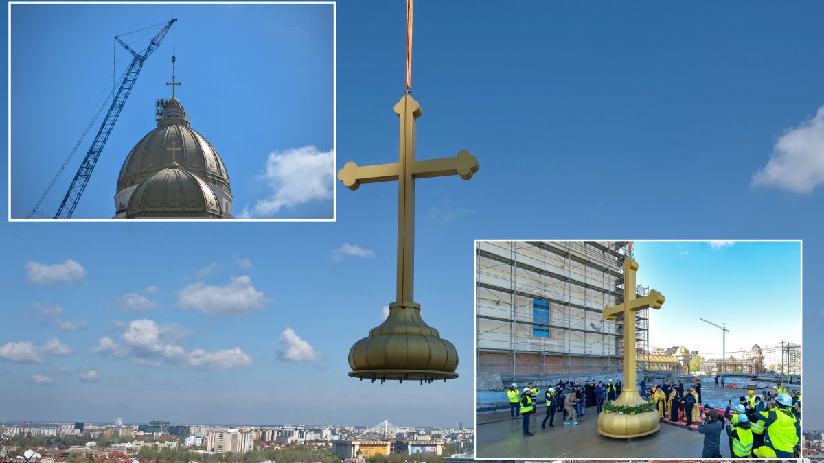 Moment istoric pe șantierul Catedralei Naţionale