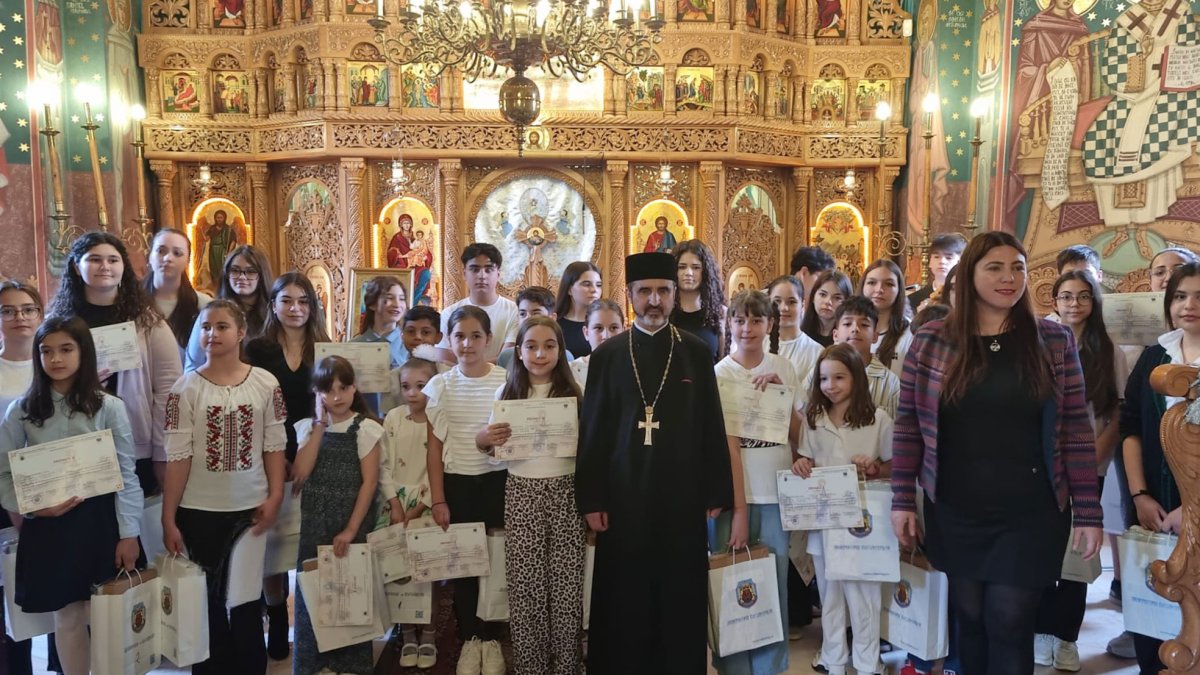 Premierea elevilor participanţi la concursul „Iubirea față de Dumnezeu și față de aproapele”
