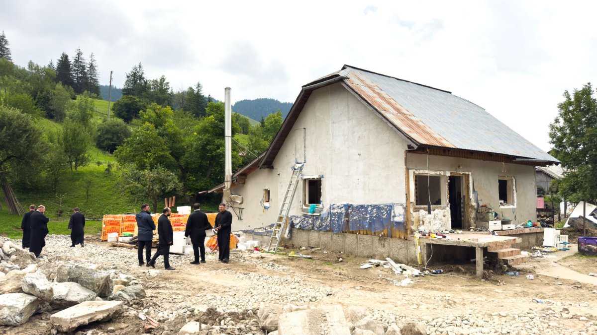 Case construite de Arhiepiscopia Sucevei și Rădăuților pentru sinistrați