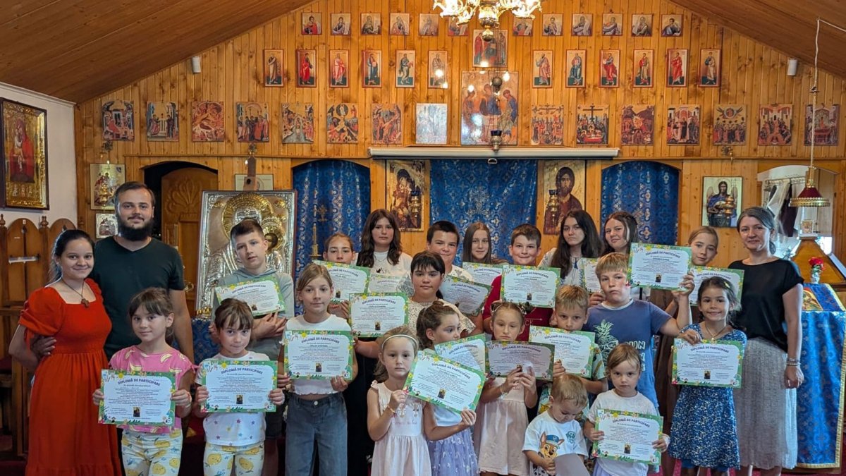 Școala de vară din tinda bisericii la Timișoara