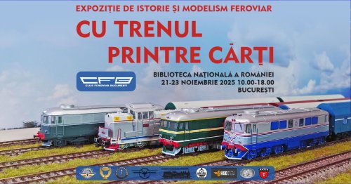 Cu trenul printre cărți